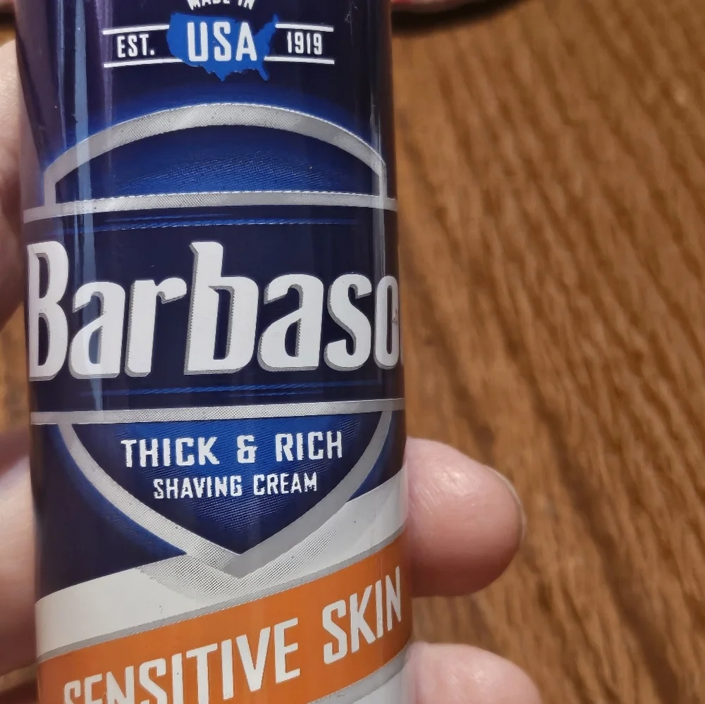 Barbasol Thick & Rich Shaving Cream Sensitive Skin 2 0z Teavel Size 6pk